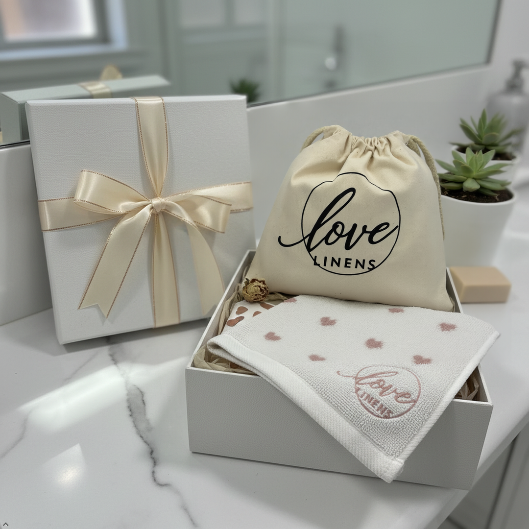 Luxury Intimate Towel Set (2-Pack) with Cotton Canvas Bag