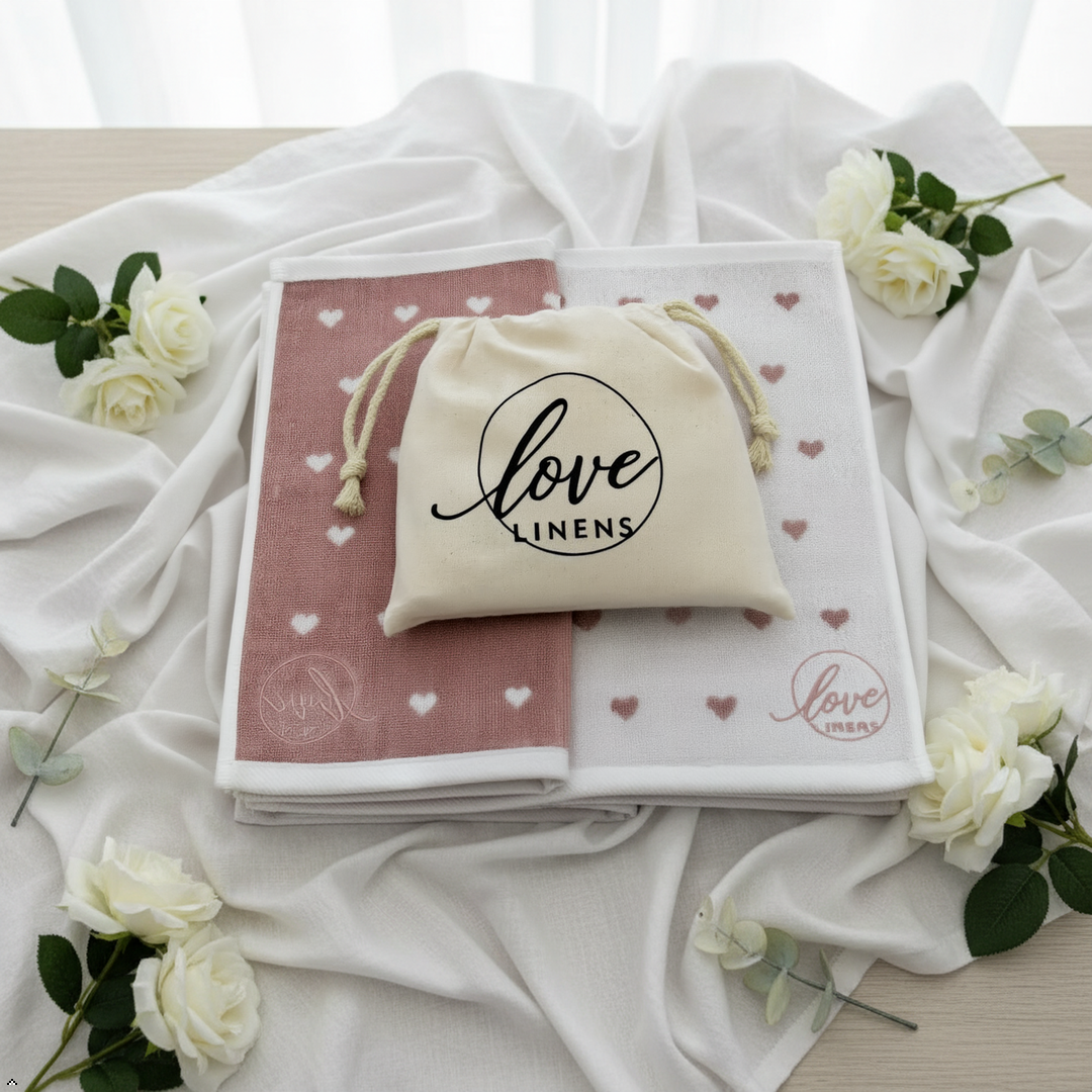 Luxury Intimate Towel Set (2-Pack) with Cotton Canvas Bag